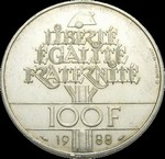 100 francs 1988